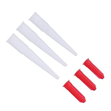 Imagem de Hyuduo Bicos de Calafetagem de 12 Unidades, Substituição de Pontas de Colagem ABS Com Tampa, Acessórios de Cola Selante para Cozinha, Banheiro, Tanque, Porta, Janela, Pia, Enchimento