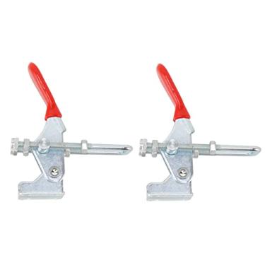 Imagem de Fafeicy Braçadeira de Trava Ajustável, Material de Ferro, Perfeita para Trabalhos Mecânicos e Projetos Domésticos, Ideal para Instalação de Portas e Equipamentos