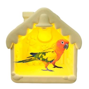 Imagem de Casa-Ninho para Gaiola - Esconderijo Aconchegante com Luz LED - Cama Ninhos Para Pássaros,Para Periquitos Calopsitas Agapornis Criação Dormir Botar Ovos
