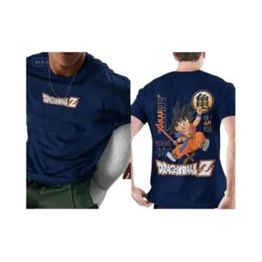 Imagem de Camiseta Masculina Oversized Dragon Ball Z Goku Cosplay De Verão Em Al