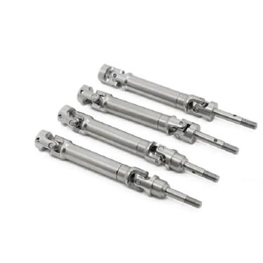 Imagem de Compatible with Traxxas for Slash 4X4 2WD for Rustler for Stampede for Hoss 2WD 2pcs/4pcs Steel Front and Rear Drive Shaft CVD 1/10 RC RC Car Drive shafts(Front and Rear)