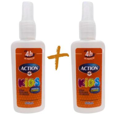 Imagem de Spray Repelente Kids de Insetos com Icaridina 105ml Action, kit2unidad