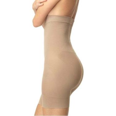 Imagem de Short Loba Slim 5694 Cinta Modeladora Casapaula - Lupo, Po de arroz, M
