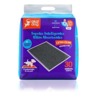 Imagem de TAPETE HIGIENICO AKOL DOG 30 UN 60X80CM ULTRA ABSORVENTE