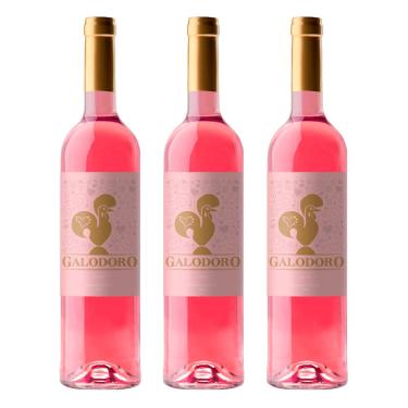 Imagem de Kit 03 Unidades Vinho Galodoro Rosé DOC Vinho Verde 750ml