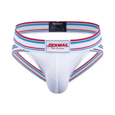 Imagem de Cueca Jockstrap De Nylon De Secagem Rápida Para Homens, Roupa De Banho