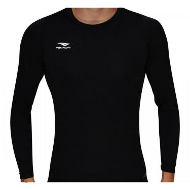 Imagem de Camiseta Esportiva Térmica Manga Longa Penalty Proteção UV-Unissex