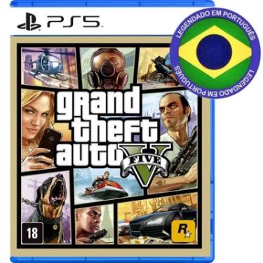 Imagem de Jogo Gta 5, Sony, Ps5, Grand Theft Auto V, Mídia Física, Legendado Em Português Br