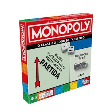 Imagem de Monopoly Jogo de tabuleiro para a família, jogos de estratégia, 2 a 6 jogadores, jogos para crianças