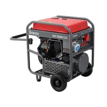 Imagem de Gerador Gasolina 17,5KVA Branco B4T16000E3 220/380V
