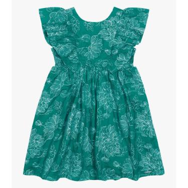 Imagem de Vestido Infantil Trick Nick Verde