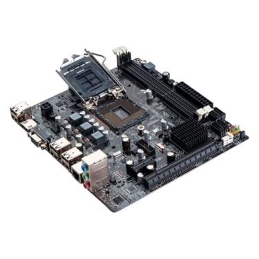 Imagem de Placa Mãe H61 M.2 com Chipset Intel H61 e Slot M.2 Pcie para DDR3 Até 16GB em HDMI e VGA Micro ATX Preto Goldentec