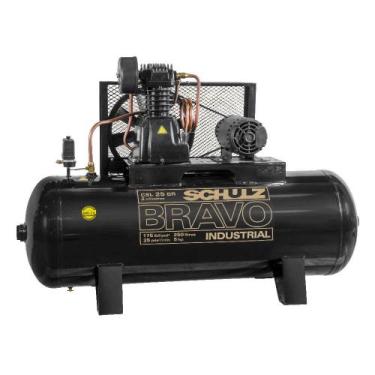 Imagem de Compressor de Ar CSL 25BR/250L 5HP 2 polos Trifásico 220/380v SCHULZ
