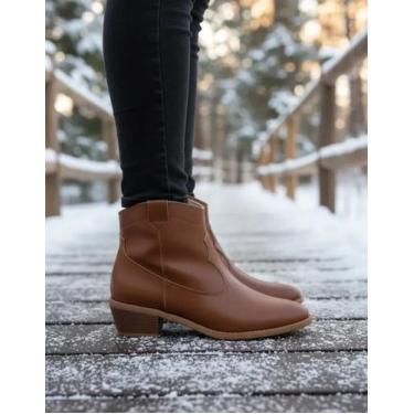 Imagem de Bota Feminina Moleca 5353.200, 36, Avelã