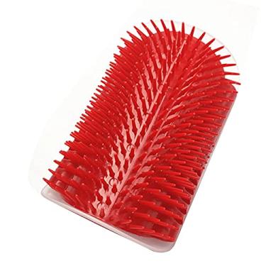 Imagem de Pente Para Gato De Estimação Escova Para Gato Esfrega Auto-Cuidador Brinquedo De Gato Arranhados Cerdas De Arranhador De Gato Vermelho CUICI