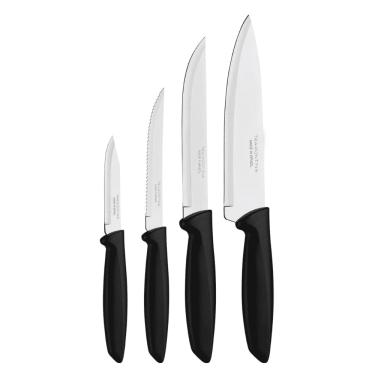 Imagem de Jogo de Facas Tramontina Plenus 4 Peças Em Aço Inox