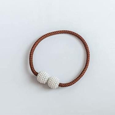 Imagem de Amarrações de cortina Correias e cordas de cortina sem atração magnética sem perfurações para armazenar acessórios de fivela de cortina magnética, T6,2 PCS