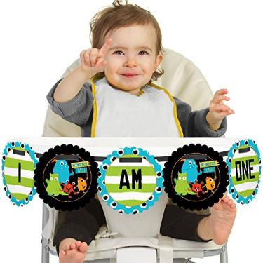 Imagem de Monster Bash - I Am One - Little Monster First Birthday High Chair Birthday Banner