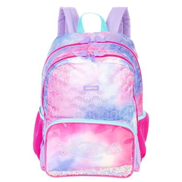 Imagem de Mochila de Costas Sestini Grande X Mermaid Rosa