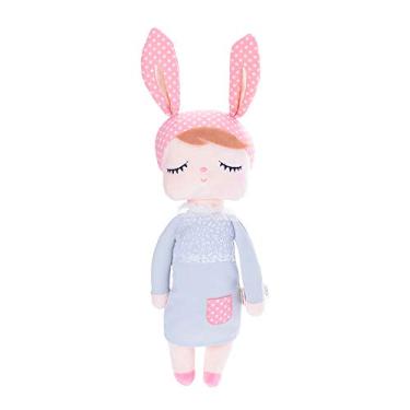 Imagem de Boneca MeToo Angela Classica Cinza 33cm Original com Sacola