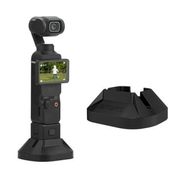 Imagem de BRDRC Base de suporte de câmera para DJI OSMO Pocket 3 Creator Combo Suporte estável de mesa adaptador de suporte antiderrapante acessórios de suporte para câmera Gimbal