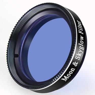 Imagem de Celticbird Telescópio 3,15 cm Filtro Moon & Sky-Glow para Celestron, Orion, Sky-Watcher, Meade, William e quaisquer modelos de marcas (3,15 cm, lua)