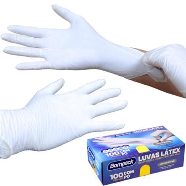 Imagem de Luva Latex Bompack Industrial Pp C/Po C/100 (Nao Uso Medico)