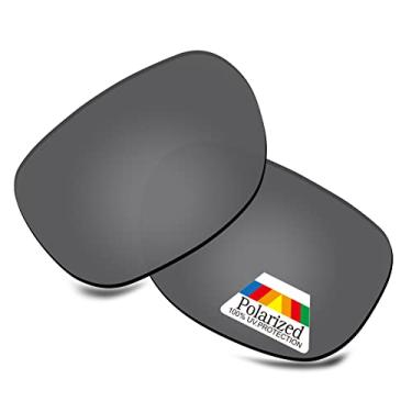 Imagem de Bwake Lentes de reposição para óculos de sol do gênero espião - preto escuro polarizado