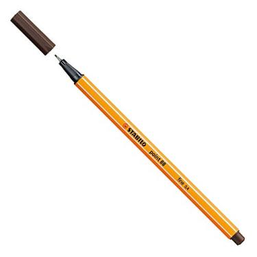 Imagem de Caneta Ponta Fina – STABILO point 88 – Caixa com 10 unidades – Marrom Umber