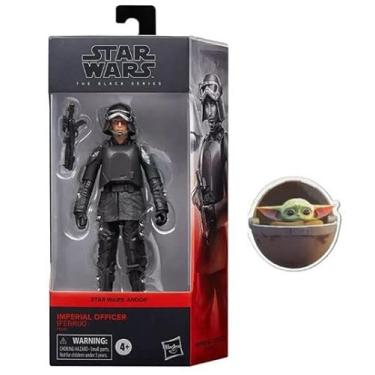 Imagem de Star was The Black Series OBI Wan Kenobi/Andor Series Premium Articulated Action Figure Collection Imperial Officer (Ferrix) + Sticker