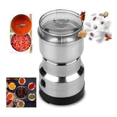 Imagem de Moedor De Café Triturador Grãos Sementes Elétrico 110v Inox - ZEM, 110
