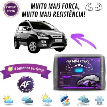 Imagem de Capa De Cobrir Carro Fiat Idea Adventure Sem Forro Impermeável Armada 