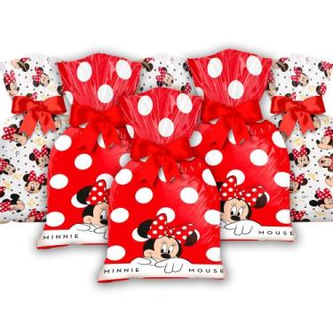 Imagem de 8 Sacolas surpresa Lembrancinhas MINNIE MOUSE decoração - Regina