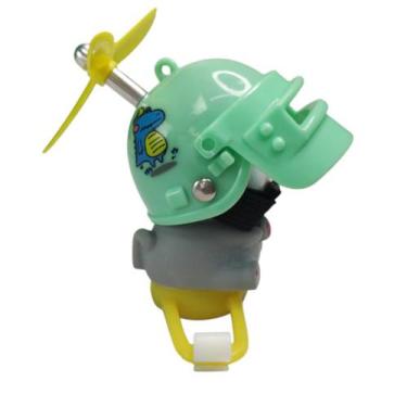 Imagem de Gatinho Gato Moto Guidao Bike Som Buzina Luzes Led Capacete Fofo Sinal