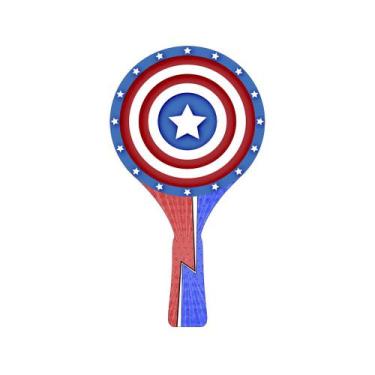 Imagem de Raquete para Tênis de Mesa 24,5x13,5 Kit 10un Mdf Madeira Adesivado - 