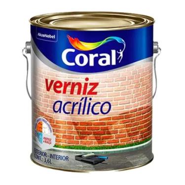 Imagem de Verniz Acrílico Coral Incolor Galão 3,6 Litros