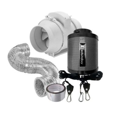 Imagem de Kit Climatização: Exaustor Ventisol + Filtro leds indoor + Fita Alumin