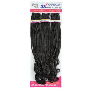 Imagem de Cabelo Box French Curl P/Crochet 55Cm 300g Fibra Premium - GM Hair, (4
