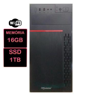 Imagem de Pc Computador Barato Intel I5 16gb Ddr4 Ssd 1tb + Wifi