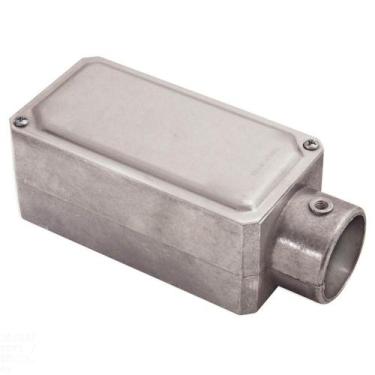 Imagem de Condulete Fixo 1" Tipo "e" - Com Tampa / Sem Rosca / Sem Pintura Tramo