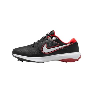 Imagem de Nike Tênis de golfe masculino Victory Pro 3 (Wide) (DX9028-003, preto/cinza claro/branco), Preto/carmesim brilhante/antracite/platina pura, 42
