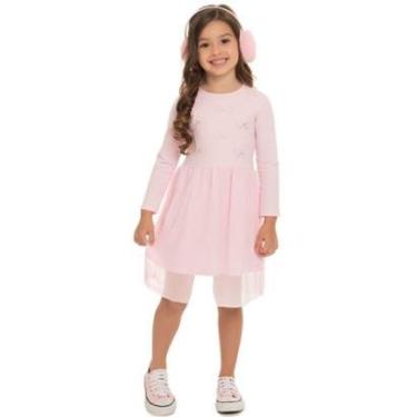 Imagem de Vestido Infantil Menina Inverno Bailarina - By Gus-Feminino