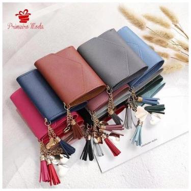Imagem de Carteira Feminina Com Franjas/Bolsa Porta-Cartões/Bolsa De Mão/Porta-C
