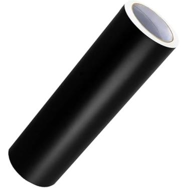 Imagem de Adesivo Vinil Envelopamento Geladeira Preto Fosco 7x1m