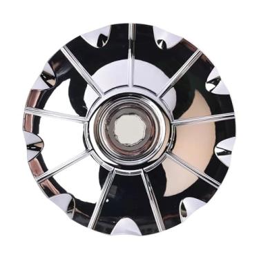 Imagem de MOUDOAUER Tampa central de aro de roda de reparo de carro cromada para Chrysler 300C 2007-2010