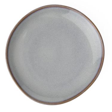 Imagem de Prato de café da manhã Villeroy & Boch, elegante prato de jantar de grés para brunches, bege, 23,5 x 23 x 2,5 cm, pode ser lavado na lava-louças