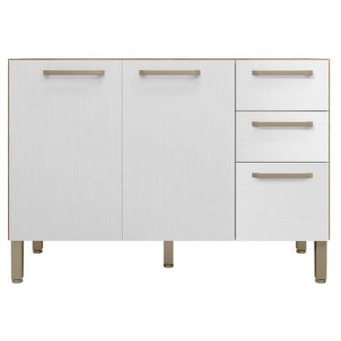 Imagem de Balcão De Pia Mad Versalhes 120 Cm Freijó Supremo - Kits Paraná