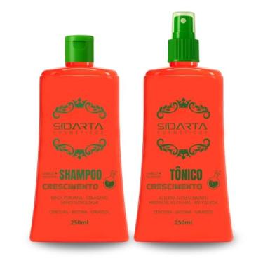 Imagem de Combo Crescimento capilar explosivo Sidarta - Tônico Anti-queda + Shampoo Fortalecedor