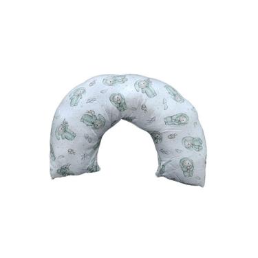 Imagem de Almofada De Amamentação Em Malha Com Zíper Yan 45cm X 85cm Tecebem Yan