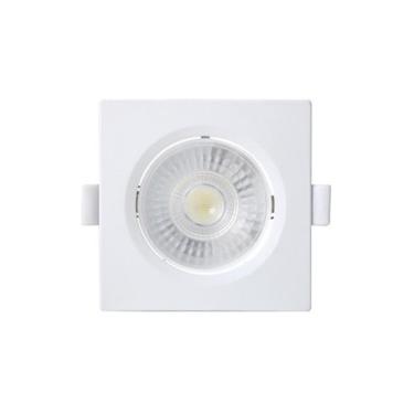 Imagem de Spot Led Embutir Quadrado 38º Alltop MR16 3000K Branco Taschibra  5W